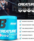 Beast Sports Nutrition Creature Unflavored 60sv, 300-Gram