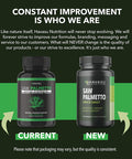 Saw Palmetto Prostate Supplements for Men as Potent DHT Blocker for Hair Growth and Beta Blocker to Decrease Frequent Urination Saw Palmetto Once Daily 100 Count