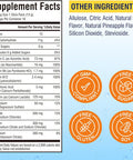 Vitalibre Electrolytes Powder Packets Magnesium, Potassium, Sodium, Vitamin C For Rapid Hydration Zero Sugar & Keto 16 Stick Packs Pineapple Pear Flavor
