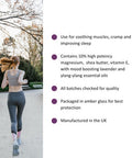 Benatural Essentials All Natural Magnesium Relief Cream 100g | Soothes Muscles & Improves Sleep | Made in The UK | pH Balanced