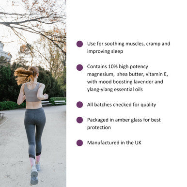 Benatural Essentials All Natural Magnesium Relief Cream 100g | Soothes Muscles & Improves Sleep | Made in The UK | pH Balanced