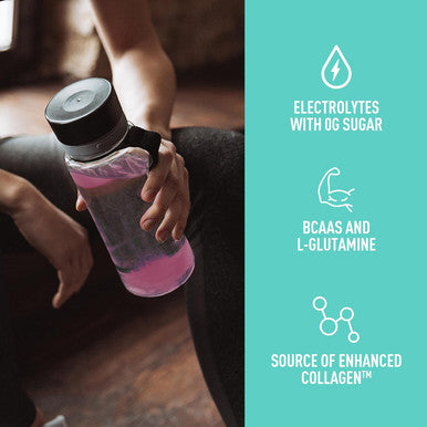 Organika Electrolytes Recovery - Sugar Post-Workout Supplement With Bcaas And L-Glutamine - Berry Blast Flavour - 180G, 30 Servings