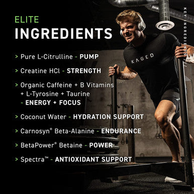 Kaged Muscle Pre Workout Powder Preworkout for Men & Pre Workout Women, Delivers Intense Workout Energy, Focus & Pumps; Supplements, Grape, Natural Flavors