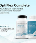 Theralogix OptiFlex Complete - 90-Day Supply - Glucosamine & Chondroitin Supplement - Support Healthy Joint Function - Joint Supplements for Women & Men - NSF - 180 Caps & 180 Tabs