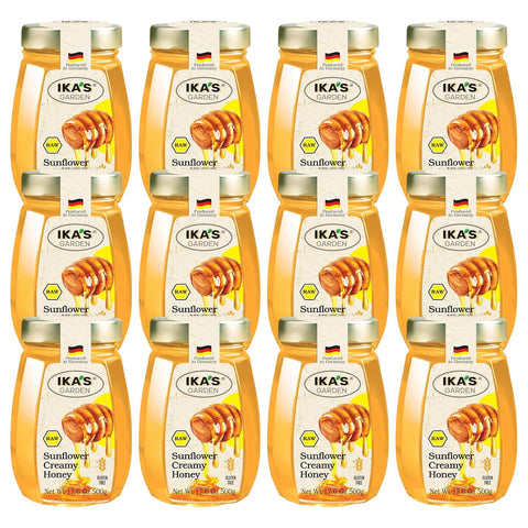 Ika's Garden Raw Manuka Honey with Blossom Honey - 100% Pure, Unfiltered, Gluten-Free Ã¢â‚¬â€œ Product of Germany, 17.6 oz (500g) Jar
