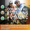 Bronson Vitamin B Complex With Vitamin C - Immune Health, Energy Support & Nervous System Support - Non-Gmo, 250 Vegetarian Capsules