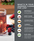 Isagenix Cleanse for Life - Detox Cleanse Drink with Vitamin B12 Niacin and Vitamin B6 for Overall Wellness - 32-Ounce Bottle (Natural Rich Berry Flavor) Packaging May Vary