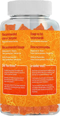 Sugar Free Vitamin C Gummies - 80mg Vitamin C per Gummy Bear - Vegan, Kosher, Halal - Health Canada Licensed - 2 months supply - by immuneamins