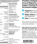 Klaire Labs Ther-Biotic Vital-Zymes Complete Digestive Enzymes - Helps Aid Digestion And Breakdown Proteins, Peptides, Carbs, Sugars, Fats & Fibers - 20 Active Enzymes (120 Count)