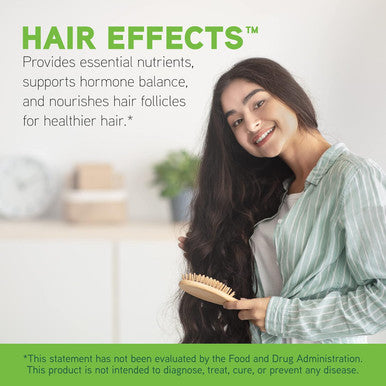 Davinci Labs Hair Effects - Dietary Supplement To Support Healthy Hair Growth And Skin - With Biotin, Zinc, Copper, Saw Palmetto And Grape Seed Extract - Gluten-- 90 Vegetarian Capsules