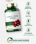 Carlyle Camu Camu Capsules 2000Mg | 150 Count | With Vitamin C | Non-Gmo, Gluten Free