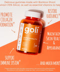 Goli Nutritional Supplement Superfruits Beauty Gummy Vitamin - 60 Count - Collagen-Promoting Ingredients - Mixed Fruit Vegan Plant-Based Non-Gmo Gluten- & Gelatin