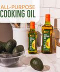 BetterBody Foods Refined Non-GMO Cooking Oil, Kosher, Keto and Paleo Diet Friendly, Avocado Oil, 1 Liter, 33.8 Fl Oz