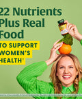 MegaFood Women'S One Daily Multivitamin For Women - With Iron B Complex Vitamin C Vitamin D Biotin And More - Plus Real Food - Immune Support Supplement - Bone Health - Vegetarian - 60 Tabs