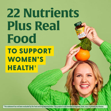 MegaFood Women'S One Daily Multivitamin For Women - With Iron B Complex Vitamin C Vitamin D Biotin And More - Plus Real Food - Immune Support Supplement - Bone Health - Vegetarian - 60 Tabs