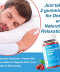 Ashwagandha Gummies 2000Mg, Magnesium Glycinate Gummies For Adults 200Mg, Vitamin B6, Zinc, Rhodiola Rosea, Lemon Balm, - Relaxation Support, Natural Zzz, Brain, Muscle, Stamina, Energy, Sugar Free