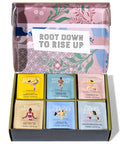 Thoughtfully Gourmet Yoga Vibes Tea Set Tea Sampler Includes 6 Flavors of Tea with Inspirational Quotes Great Yoga s for Women Set of 90