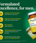 MegaFood Men'S One Daily Multivitamin - With Zinc Selenium B Vitamins D And Real Food - Immune Support - Energy Metabolism - Muscle And Bone Health - Vegetarian - 60 Tabs