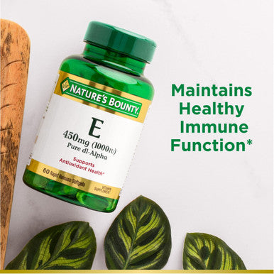 Nature s Bounty Vitamin E 1000 Iu Softgels 1 Pack 60 Softgels
