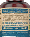 DEVA Vegan Vitamins Vegan DHA (Algae) 200mg Vegan Softgels, 90-Count Bottle