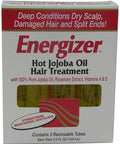 Hobe Labs Energizer Hot Jojoba Oil Hair Treatment With Vitamin A & E, Reclosable Tubes 0.5 Oz, 3 Ea, 3count