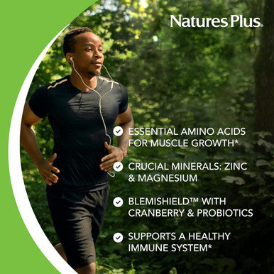 Natures Plus Power Teen For Him - 60 Chewable Tablets, Wild Berry - High-Potency Teenage Multivitamin - Sugar Free, Vegetarian, Gluten - 30 Servings