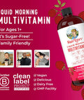 Maryruth Organics Multivitamin Multimineral for Women Men & Kids | No Added Sugar | Vegan Liquid Vitamins for Adults & Kids | Energy & Beauty Booster | Non-GMO | 32 Fl Oz (Pack of 1)