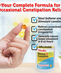 TIME-CAP LABS, INC. Timely Senna S Laxative - 1000 Count Tablets - Compared To The Active Ingredients In Senokot-S - Natural Vegetable Based Laxatives For Constipation Relief, Gentle Overnight Relief And Stool Softener
