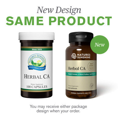 Nature'S Sunshine Ca Herbal 100 Capsules | Natural Supplement Helps Maintain The Nervous And Structural Systems