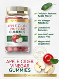 Apple Cider Vinegar Gummies | 50 Count | Natural Apple Flavor | Vegan, Non-GMO, Gluten Free | ACV Supplement | by Carlyle