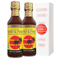 San-J - Spice of Life Variety Pack- Teriyaki, Orange Sauce, Szechuan, Thai Peanut - All Gluten Free Cooking Sauces - Non-GMO - 10 oz. Bottles - 4 Pack