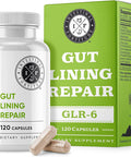 Intestinal Fortitude Glr-6 - Gut Lining Repair Supplement For Gut Health - Leaky Gut Repair With L-Glutamine, Slippery Elm, Dgl Licorice Root, Marshmallow Root, Fenugreek - Ibs, Ibd, Gerd - Vegan