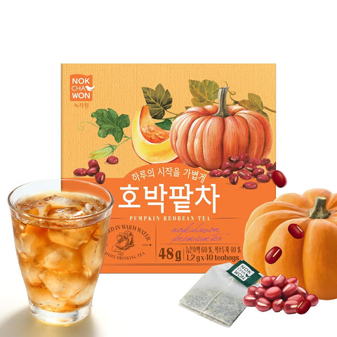 [Nokchawon] Korean Mulberry Leaf Tea Bags, Caffeine Free Herbal Infusion, Mild Green Taste for Daily Wellness & Carb Control Diet, 40 Count