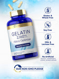Carlyle Gelatin 2160 Mg | With Silica Optimizer | 250 Capsules | Non-Gmo, And Gluten Free Supplement