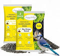 Black Oil Sunflower Seed Wild Bird Food, No Grow, No Waste Bird Seed, 5LBx2 | High in Oil & Protein, High Fat & Energy Content, USDA & BRC-GS Approved, Finches, Sparrows, Chickadees, Cardinals, No Mess