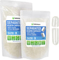 Xprs Nutra Gelatin Size 3 Separated Capsules - 1000 Count Empty Capsules Separated in Bags - Clear Empty Pill Capsules - Size 3 Gelatin Capsules - Pill Capsules Empty for DIY Supplement Filling