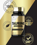Carlyle Taurine Supplement | 2000mg | 60 Caplets | Vegetarian Non-GMO and Gluten | Advanced Athlete Formula