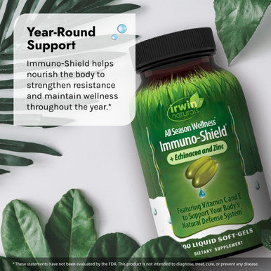 Irwin Naturals Immuno-Shield All Season Wellness For Body'S Natural Defense System - 100 Liquid Softgels