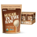 Sugar In The Raw Organic Granulated White Premium Cane Sugar, No Erythritol, Pure Natural Sweetener, Hot & Cold Drinks, Coffee, Baking, Vegan, Gluten-Free, Non-GMO, Bulk Sugar, 24 oz Bag (8-Pack)