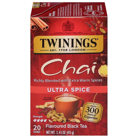 Twinings Lemon & Ginger, Caffeine-Free Herbal Tea Bags, 100 CT Box (1 Pack) | Spicy & Tangy, Ginger, Lemon Peel, Lemongrass, Blackberry Leaves, Soothe Digestion, 100 Foil Lined Individually Wrapped Bags