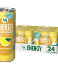 V8 Energy Strawberry Banana Juice Energy Drink, 8 fl oz Can (24 Pack)