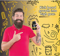 Thickgrow Bigbeard Gummies - Get A Stronger, Longer, Thicker Beard Growth Formula For Men With Biotin, B12, And 10+ Elite Beard-Building Vitamins Nutrients 60 Cherry Flavored Gummies