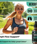 Herbify Lymphatic Drainage Drops For Liver Detox & Immune Support - Lymph System Support Drops - Detox Cleanse - 30 Days Supply - 2 Fl Oz Made In Usa