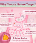 Probiotics For Women Digestive Health, Womens Probiotic For Gut Health With D-Mannose & Cranberry, 100 Billion Cfus For Skin