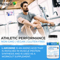 Renew Actives L-Arginine Supplement For Improved Strength - Essential For Protein Synthesis - Helps Promote Physical Performance - 120 Tablets