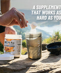Snap BCAA Powder Essential Amino Supplement with Nitric Oxide Booster - Pre Workout Powder, Recovery Supplements Post Workout, Muscle Strength, BCAA for Women & Men (30 Servings) (Peach Mango)