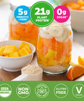 Orgain Organic Vegan Protein Powder, Vanilla Bean - 21g of Plant Based Protein, Low Net Carbs, Non Dairy, Gluten Free, Lactose Free, No Sugar Added, Soy Free, Kosher, 1.02 Pound (Packaging May Vary)