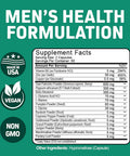 Herbtonics Prostate Support Supplement For Men'S Health - Saw Palmetto & Beta Sitosterol Formula With Pumpkin Seed Oil - Promotes Prostate Health & Less Urination - Dht Blocker For Hair - 120 Capsules