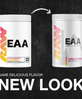 Raw Eaa Amino Acids Powder Strawberry Lemonade (25 Servings) - Pre Workout Amino Energy Powder For Strength Endurance Recovery & Lean Muscle Growth - Bcaa Amino Acids Supplement For Men & Women