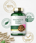 Carlyle Magnolia Bark 3200 Mg | 200 Powder Capsules | Herbal Extract Supplement | Non-Gmo, Gluten Free